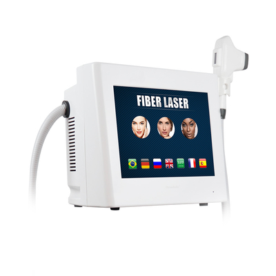 Macchina portatile di depilazione del laser della fibra dell'applicatore 808nm di bellezza con il trattamento del ghiaccio