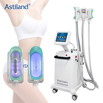 Cavitazione 4 di Cryo Lipolaser rf della macchina di Cryolipolysis in 1 sistema grasso del congelatore per il dimagramento del corpo