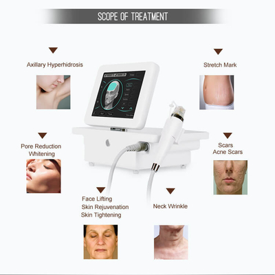 Bellezza frazionale Microneedle RF ringiovanimento attrezzature di serraggio portatile