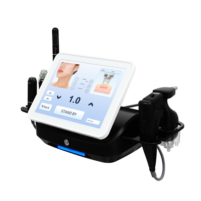 Macchina 4D HIFU per lifting facciale e rimozione del grasso con schermo touch colorato da 15 pollici e 11 cartucce