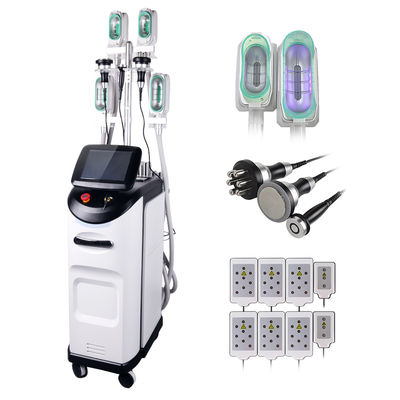 La macchina di 360 Cryolipolysis combinata con la maniglia di rf per il fronte ed il grasso corporeo si riducono