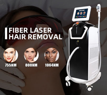 la fibra 1800W coppia la macchina del laser di depilazione del diodo per la depilazione