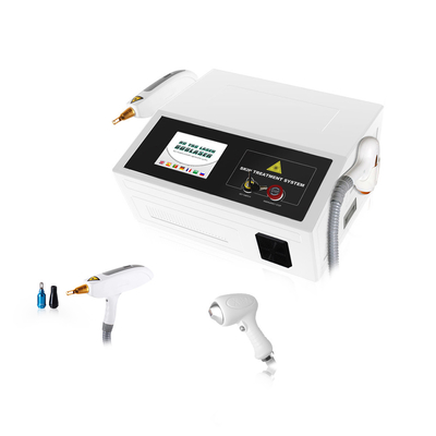 Laser a diodi commutato Q 2 di rimozione 808NM della pigmentazione del laser del ND Yag in 1 macchina